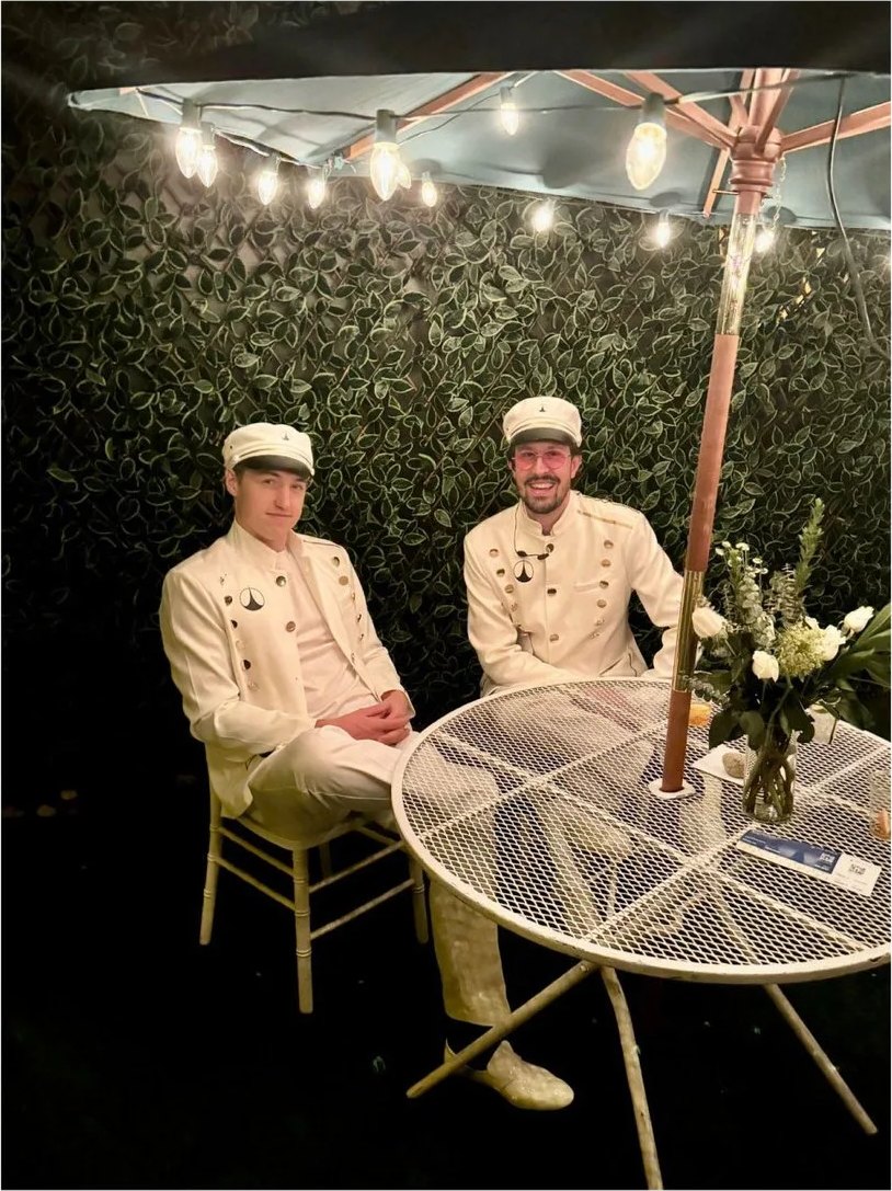 Cam and Chris as flight crew