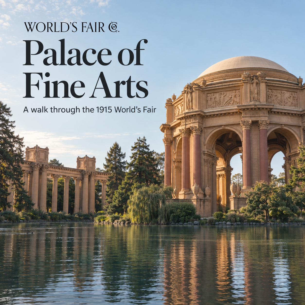 Palace of Fine Arts Tour with World's Fair Co.